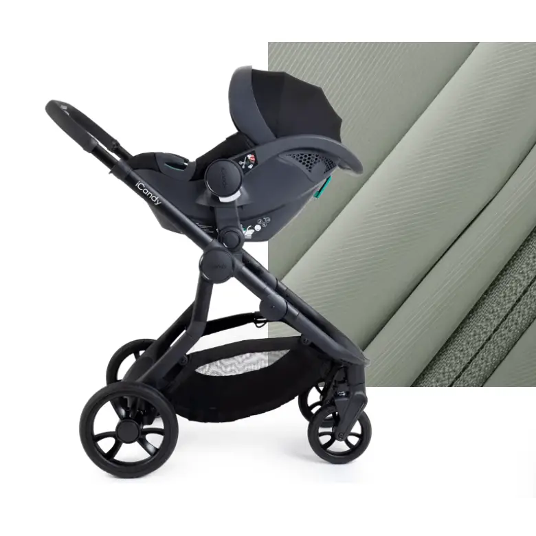 iCandy Orange 4 Single Pushchair Bundle - Pistachio  iCandy   