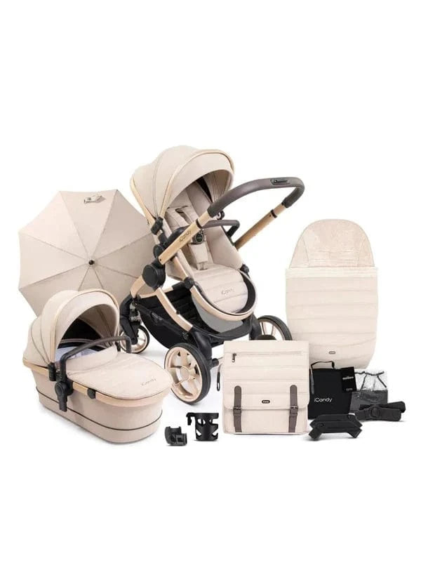 iCandy Peach 7 Travel System Bundle - Biscotti iCandy