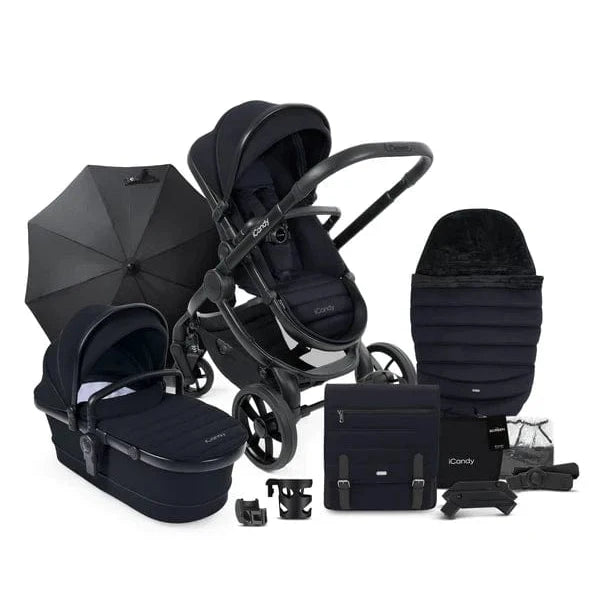 iCandy Peach 7 Travel System Bundle - Black Edition iCandy