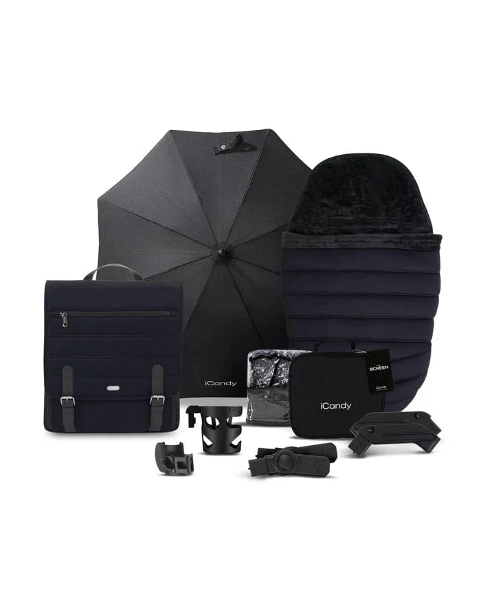 iCandy Peach 7 Travel System Bundle - Black Edition iCandy