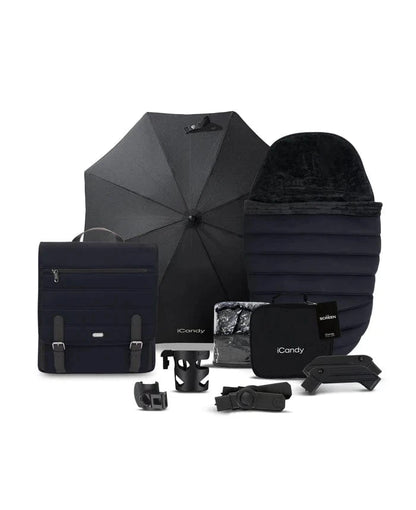 iCandy Peach 7 Travel System Bundle - Black Edition iCandy