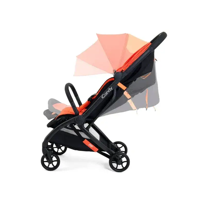 iCandy Pip Compact Stroller in Sunset Orange Baby Boutique UK