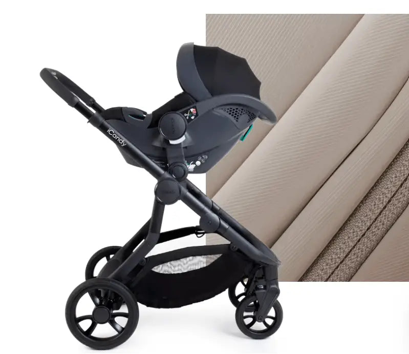 iCandy Orange 4 Single Pushchair Bundle - Latte