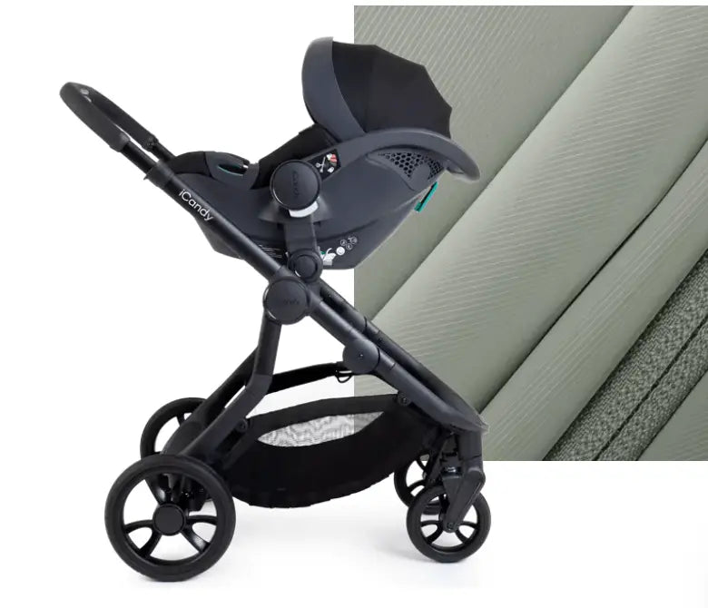 iCandy Orange 4 Double Pushchair Bundle - Pistachio