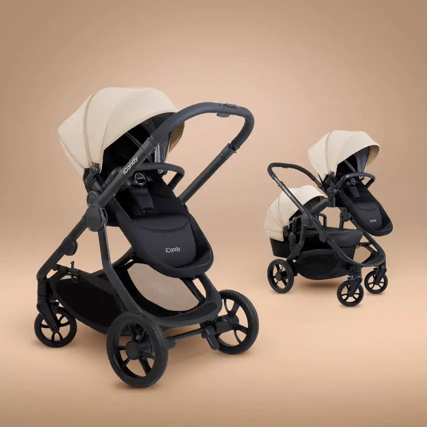 iCandy Orange 4 Single Pushchair Bundle - Latte