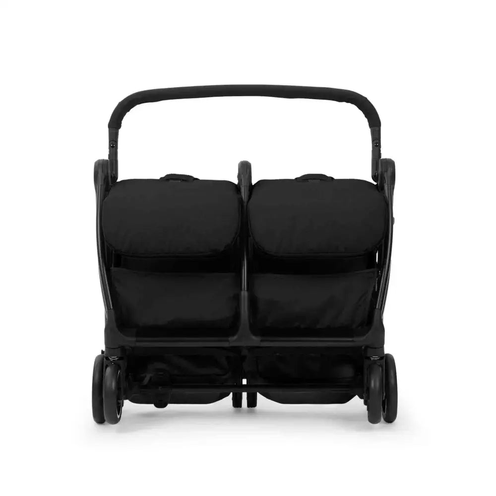 Ickle Bubba Aries Auto Fold Double Stroller –Black