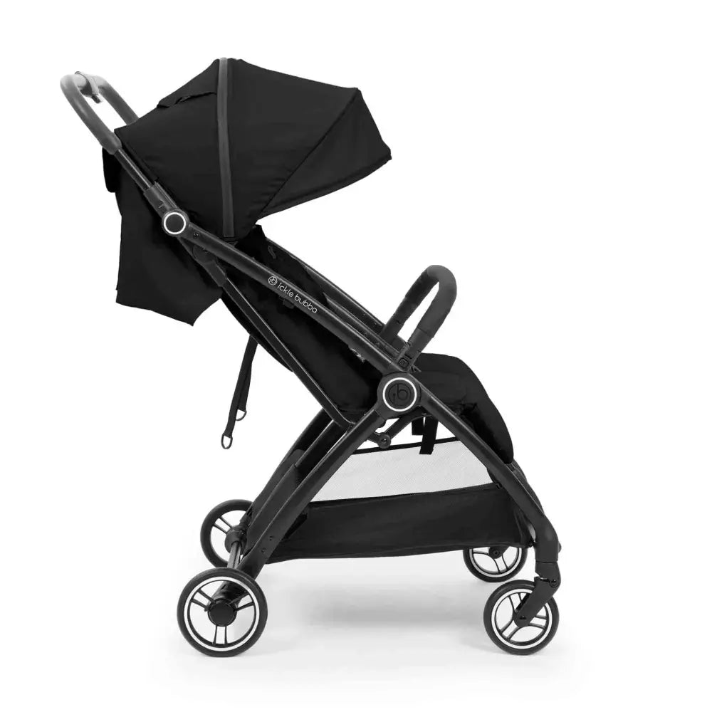 Ickle Bubba Aries Auto Fold Double Stroller –Black