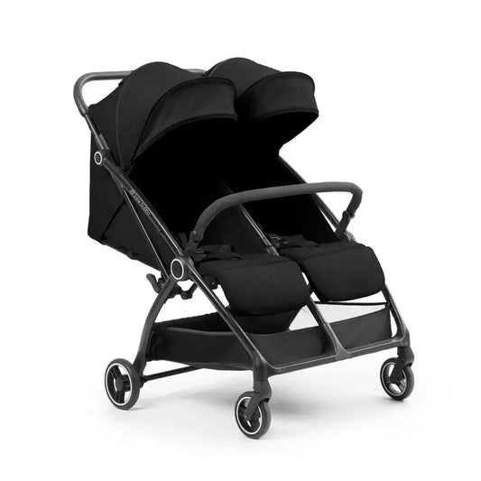 Ickle Bubba Aries Auto Fold Double Stroller –Black