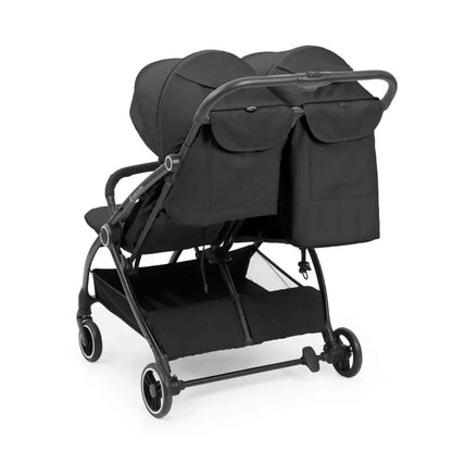 Ickle Bubba Aries Auto Fold Double Stroller – Graphite Grey