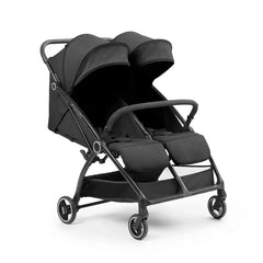 Ickle Bubba Aries Auto Fold Double Stroller – Graphite Grey