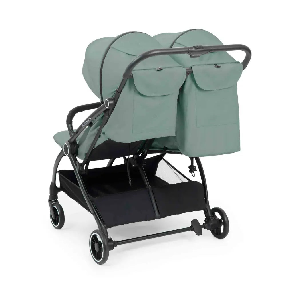 Ickle Bubba Aries Auto Fold Double Stroller – Sage Green