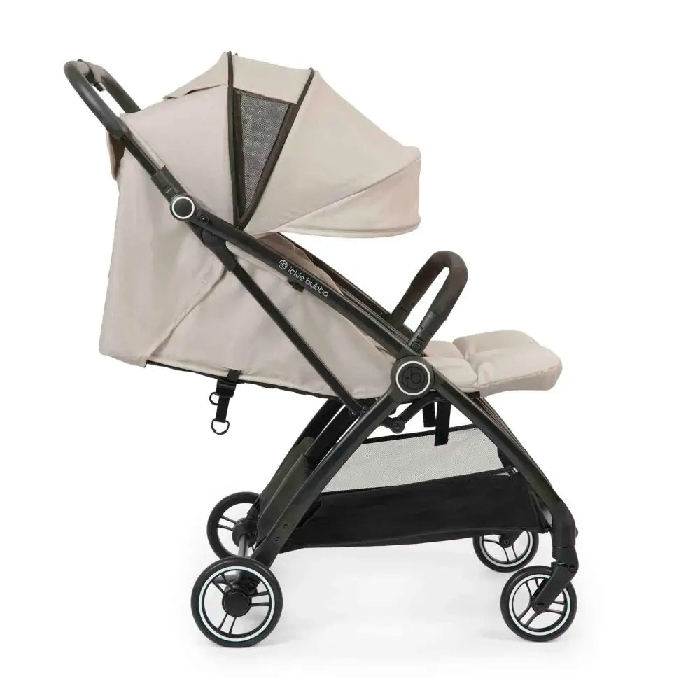 Ickle Bubba Aries Auto Fold Double Stroller – Stone