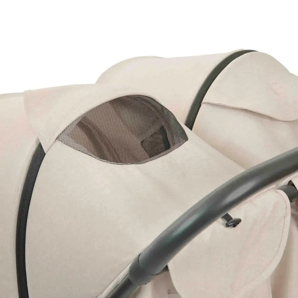 Ickle Bubba Aries Auto Fold Double Stroller – Stone