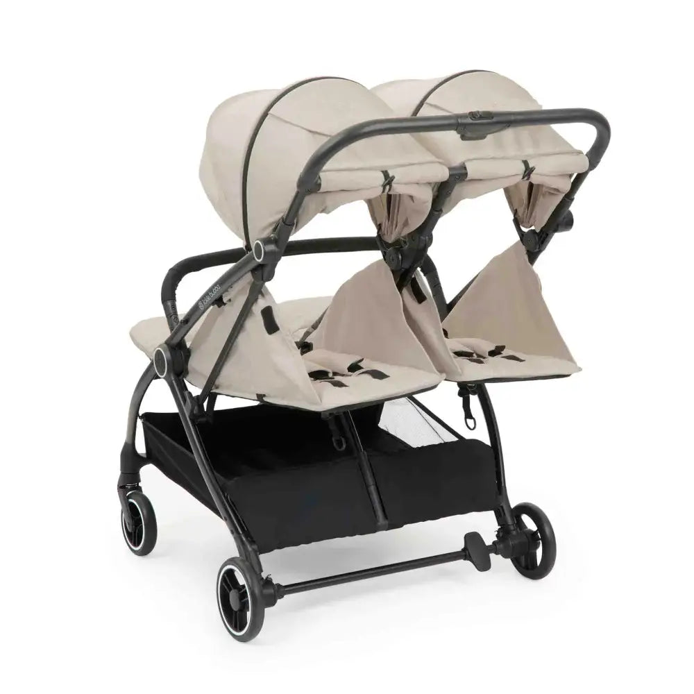 Ickle Bubba Aries Auto Fold Double Stroller – Stone