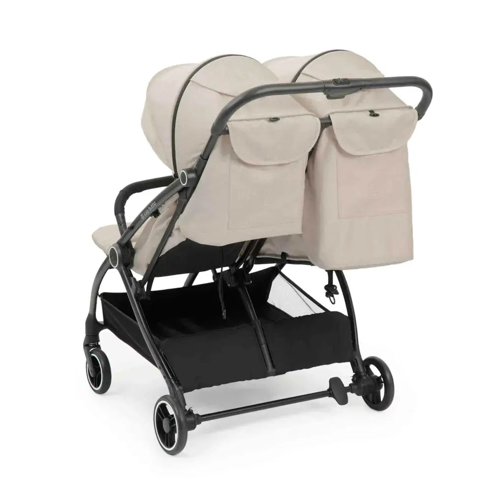 Ickle Bubba Aries Auto Fold Double Stroller – Stone