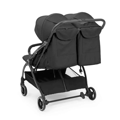 Ickle Bubba Aries Auto Fold Max Double Stroller – Black