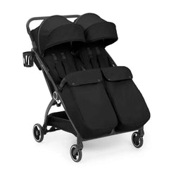 Ickle Bubba Aries Auto Fold Max Double Stroller – Black