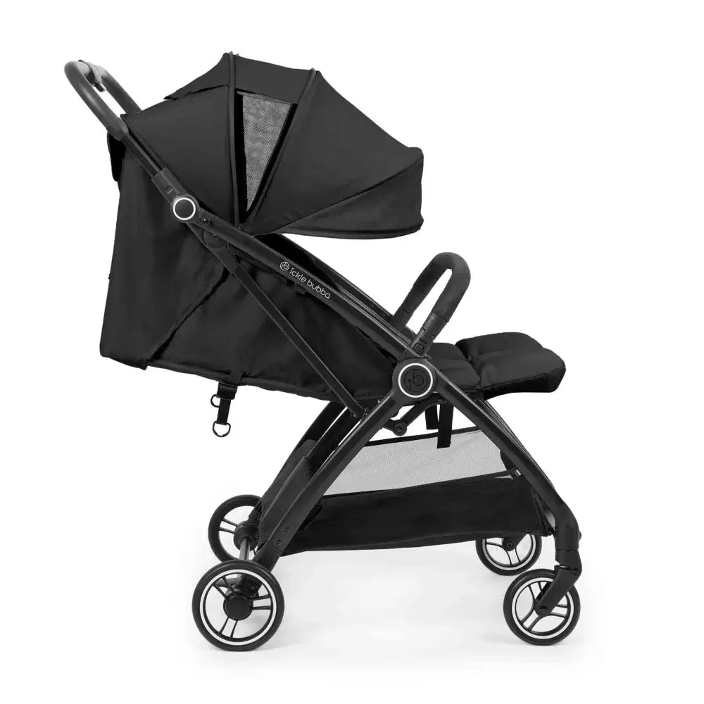 Ickle Bubba Aries Auto Fold Max Double Stroller – Black