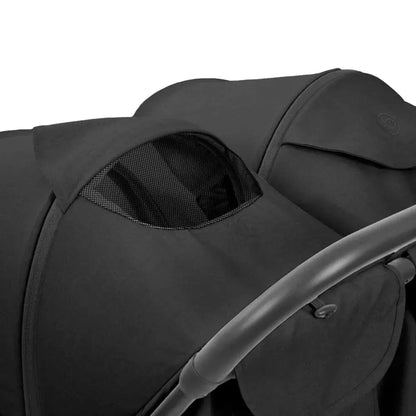 Ickle Bubba Aries Auto Fold Max Double Stroller – Black