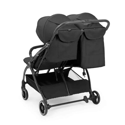 Ickle Bubba Aries Auto Fold Double Stroller – Graphite Grey