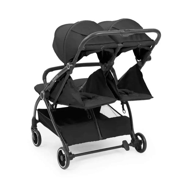 Ickle Bubba Aries Auto Fold Double Stroller – Graphite Grey