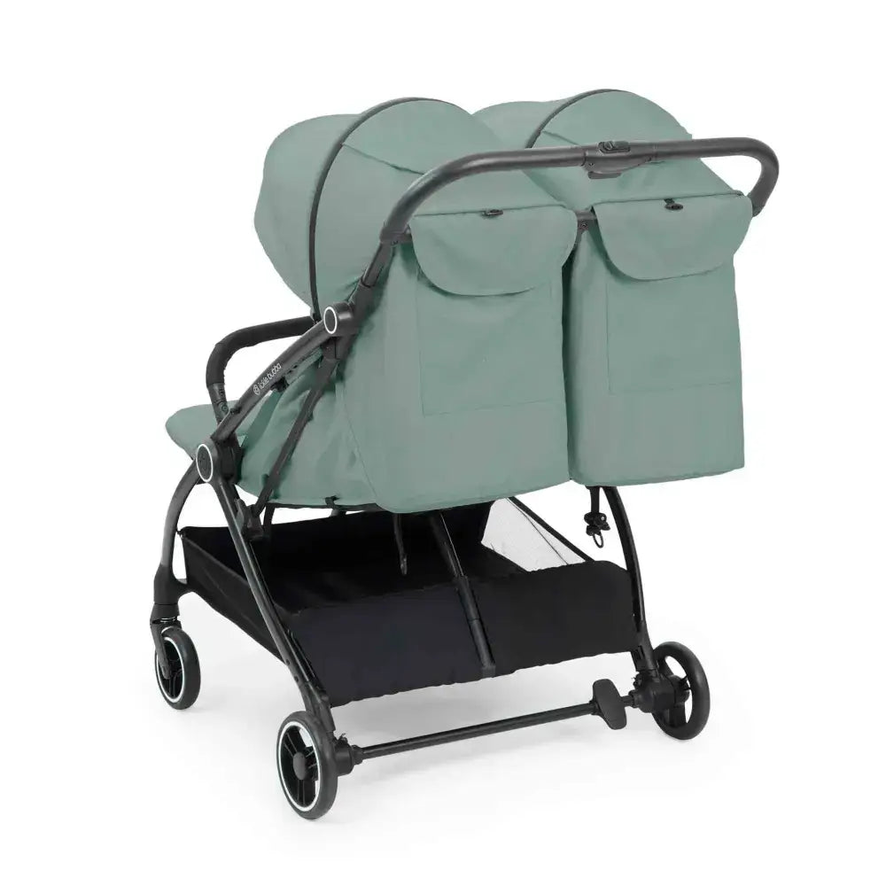 Ickle Bubba Aries Auto Fold Double Stroller – Sage Green