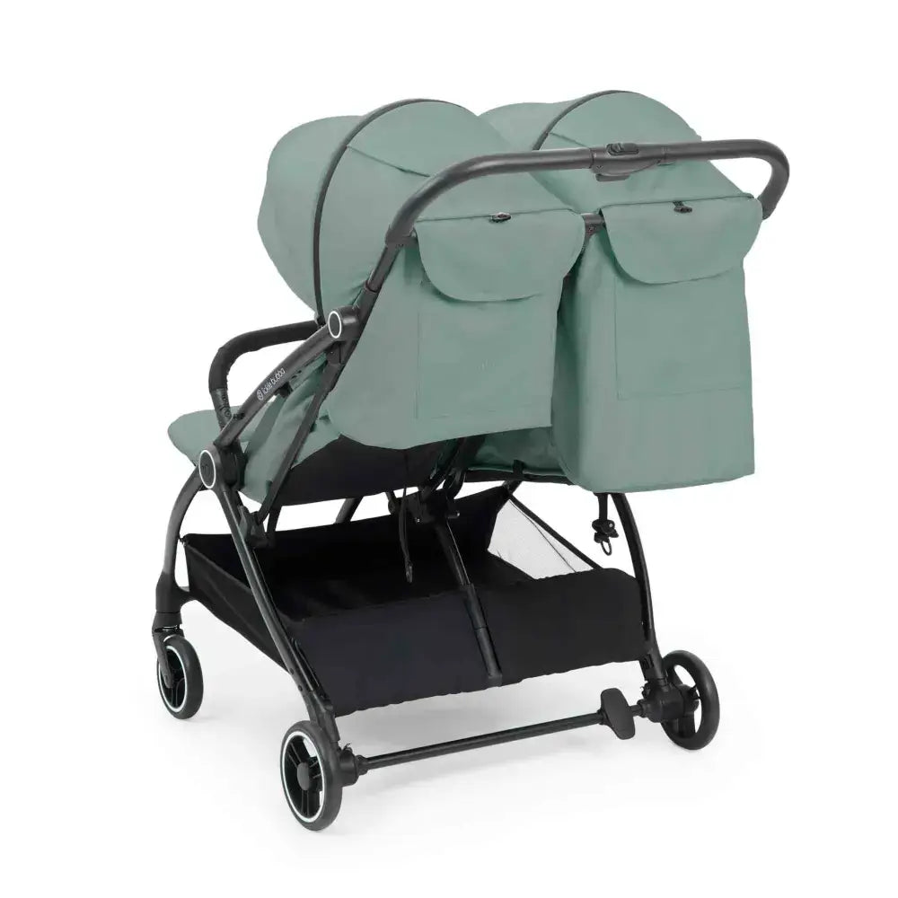 Ickle Bubba Aries Auto Fold Double Stroller – Sage Green