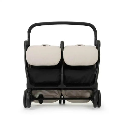 Ickle Bubba Aries Auto Fold Double Stroller – Stone