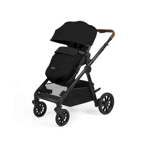 Ickle Bubba Virgo Growing Family 14 Piece Travel System with i-Size Nimbus Car Seat & Spin ISOFIX Base - Black