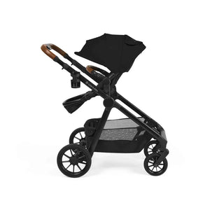 Ickle Bubba Virgo Growing Family 14 Piece Travel System with i-Size Nimbus Car Seat & Spin ISOFIX Base - Black