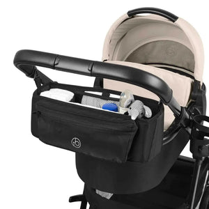 Ickle Bubba Virgo Twin 18 Piece Travel System with i-Size Nimbus Car Seats & Spin ISOFIX Bases - Stone