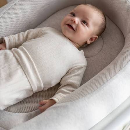 Inglesina Welcome Pod Baby Sleep Nest – Quiet Beige | Newborn Support Pod