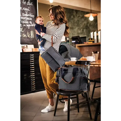 Inglesina Inglesina Aptica Changing Bag – Niagara Blue with Detachable Clutch & Changing Mat