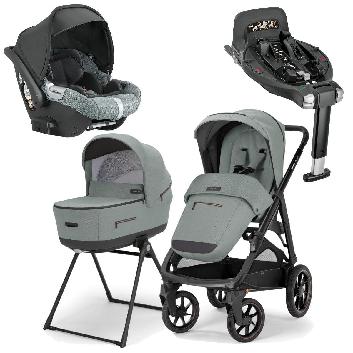 Inglesina Aptica XT 3 in 1 Travel System - Igloo Grey  Inglesina   