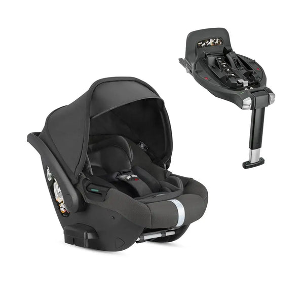 Inglesina Aptica XT 3-in-1 Travel System – Magnet Grey | Lie-Flat Car Seat & 360° Base General Inglesina