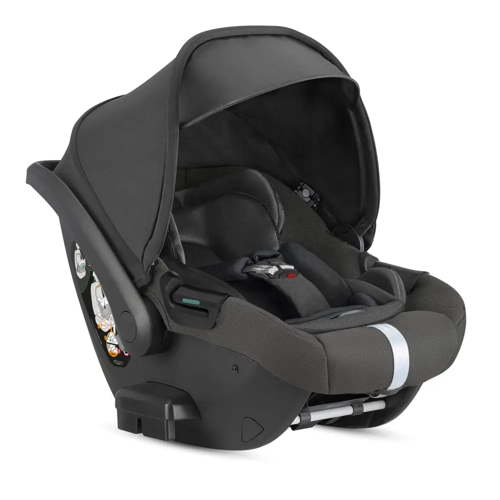 Inglesina Aptica XT 3-in-1 Travel System – Magnet Grey | Lie-Flat Car Seat & 360° Base General Inglesina