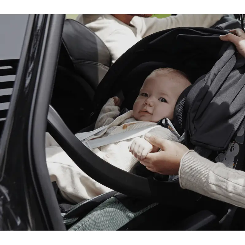 Inglesina Aptica XT 3-in-1 Travel System – Magnet Grey | Lie-Flat Car Seat & 360° Base General Inglesina