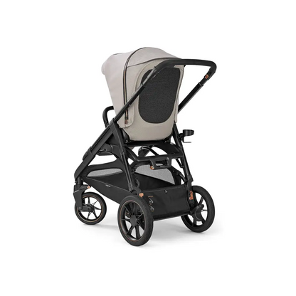 Inglesina Aptica XT 3-in-1 Travel System – Tundra Beige | Lie-Flat Car Seat & 360° Base General Inglesina