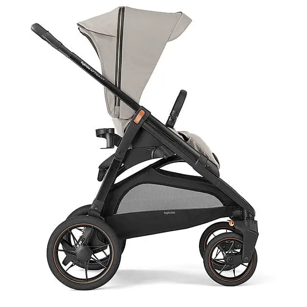 Inglesina Aptica XT 3-in-1 Travel System – Tundra Beige | Lie-Flat Car Seat & 360° Base General Inglesina