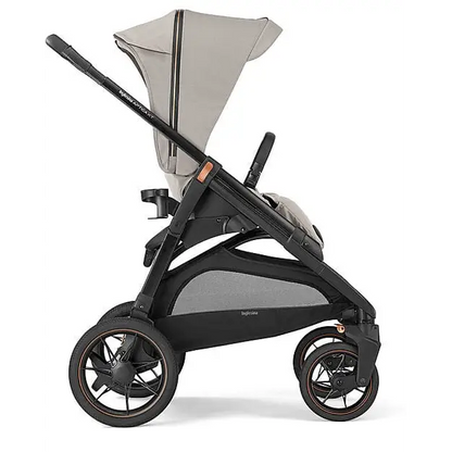 Inglesina Aptica XT 3-in-1 Travel System – Tundra Beige | Lie-Flat Car Seat & 360° Base General Inglesina