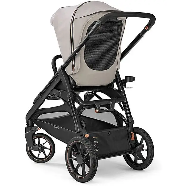 Inglesina Aptica XT 3-in-1 Travel System – Tundra Beige | Lie-Flat Car Seat & 360° Base General Inglesina