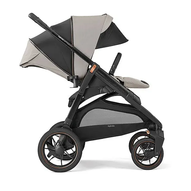 Inglesina Aptica XT 3-in-1 Travel System – Tundra Beige | Lie-Flat Car Seat & 360° Base General Inglesina
