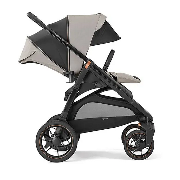Inglesina Aptica XT 3-in-1 Travel System – Tundra Beige | Lie-Flat Car Seat & 360° Base General Inglesina