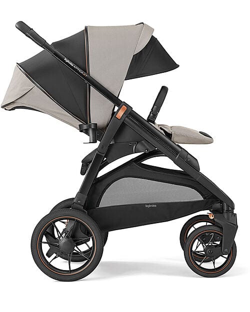 Inglesina Aptica XT 3-in-1 Travel System – Tundra Beige | Lie-Flat Car Seat & 360° Base General Inglesina