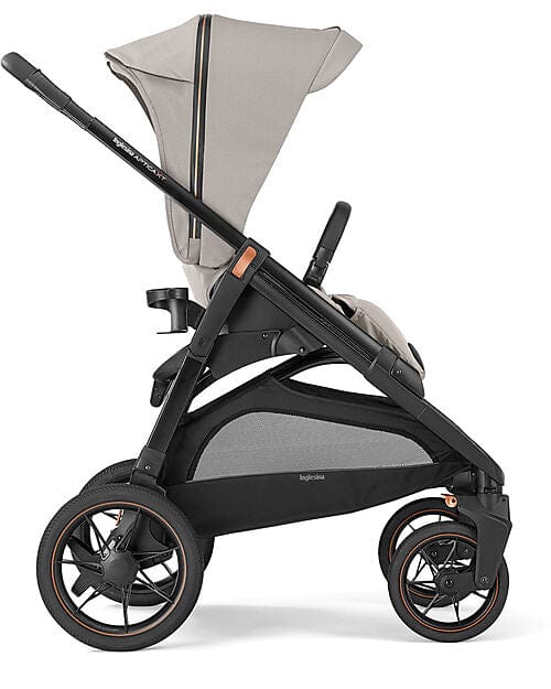 Inglesina Aptica XT 3-in-1 Travel System – Tundra Beige | Lie-Flat Car Seat & 360° Base General Inglesina