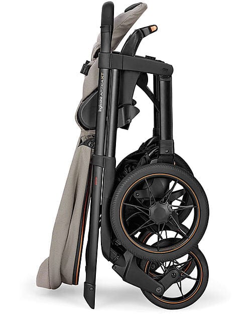 Inglesina Aptica XT 3-in-1 Travel System – Tundra Beige | Lie-Flat Car Seat & 360° Base General Inglesina