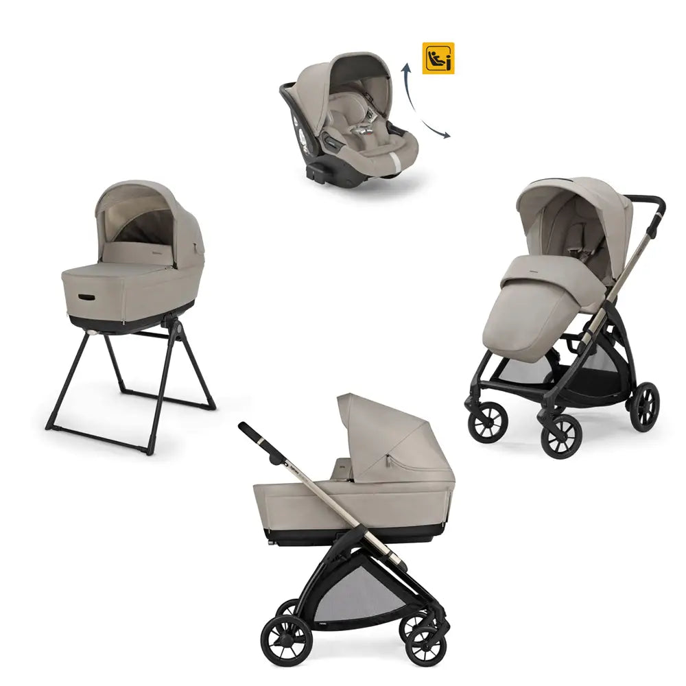 Inglesina Electa Battery Beige 3 in 1 Travel System with 360 Isofix General Inglesina