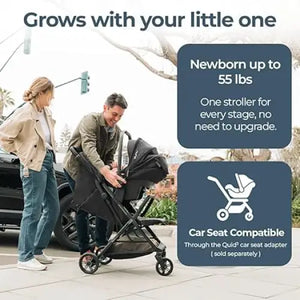 Inglesina Quid 3 Travel Stroller - Cosmic Black
