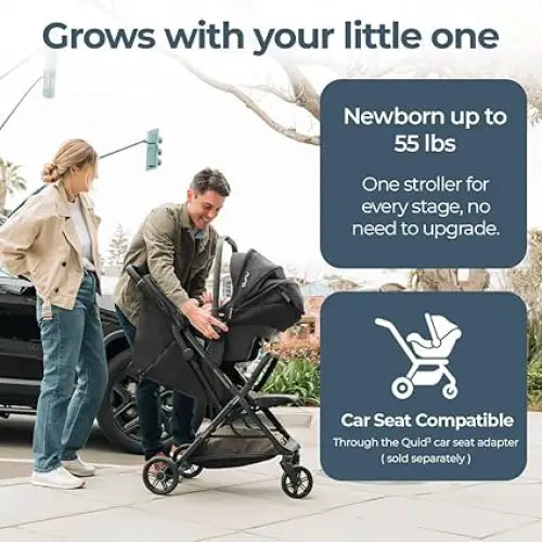 Inglesina Quid 3 Travel Stroller - Cosmic Black