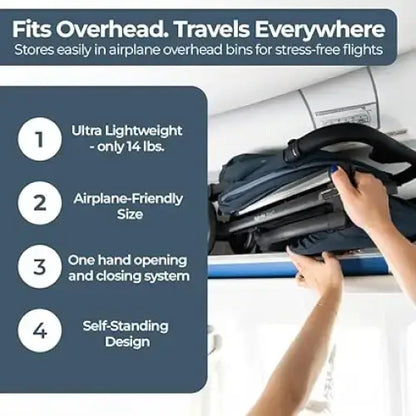 Inglesina Quid 3 Travel Stroller - Cosmic Black